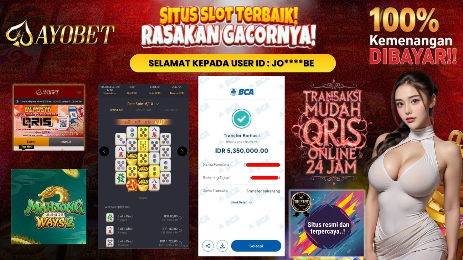 AYOBET JACKPOT SLOT MAHJONG WAYS